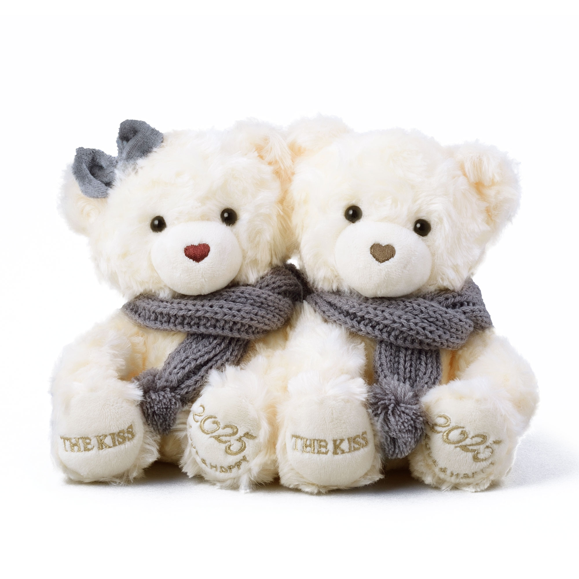 【Christmas Collection 2025】2025年号入りVer.THE KISSオリジナルベア LOVE&HAPPY