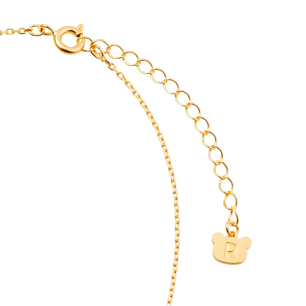 キイロイトリ フェイスシルエットネックレ…