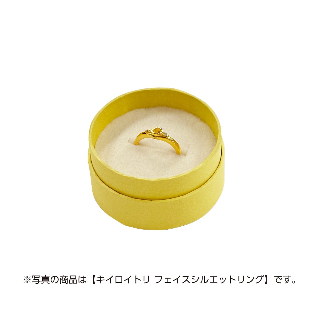 キイロイトリ フェイスシルエットネックレ…