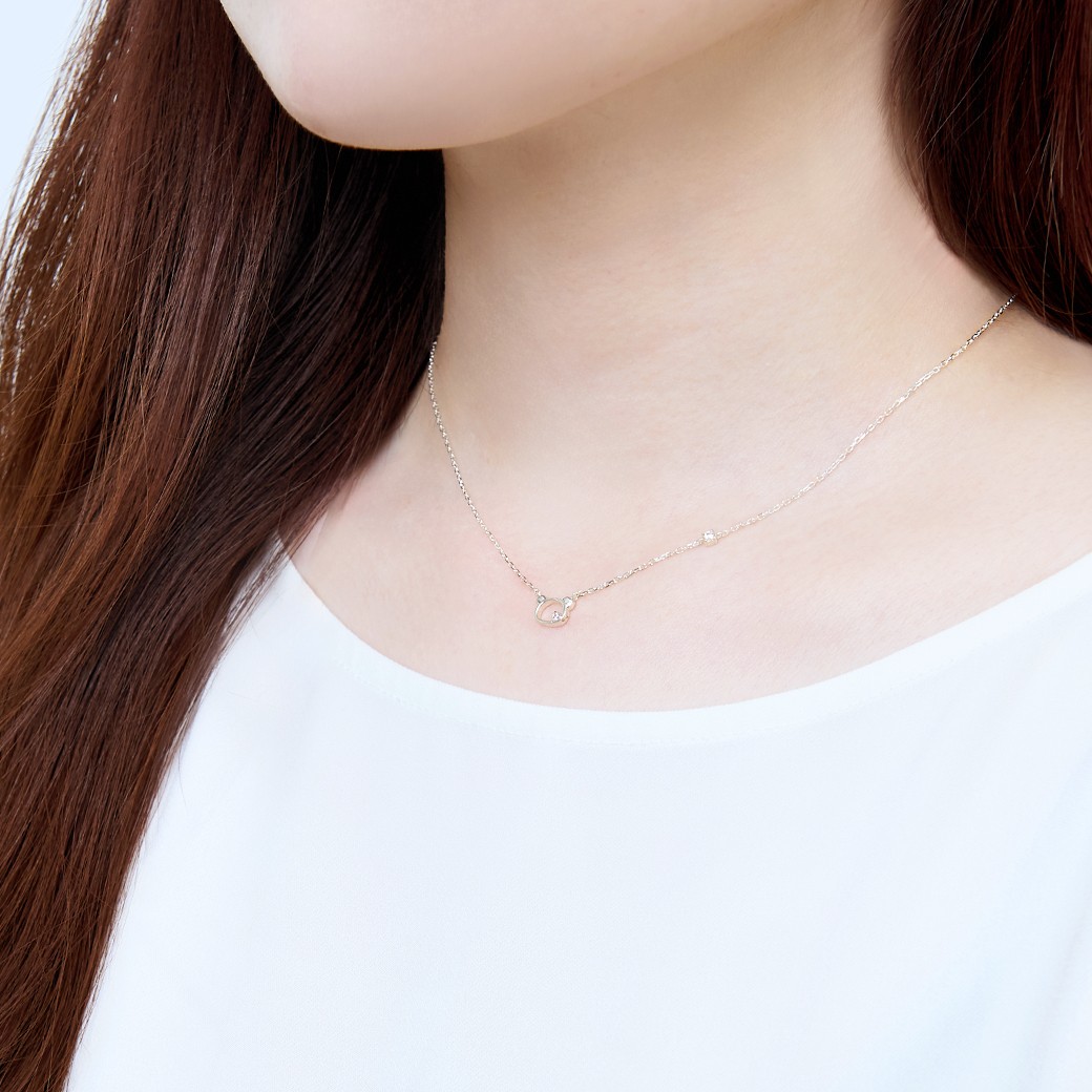 コリラックマ フェイスシルエットネックレ…