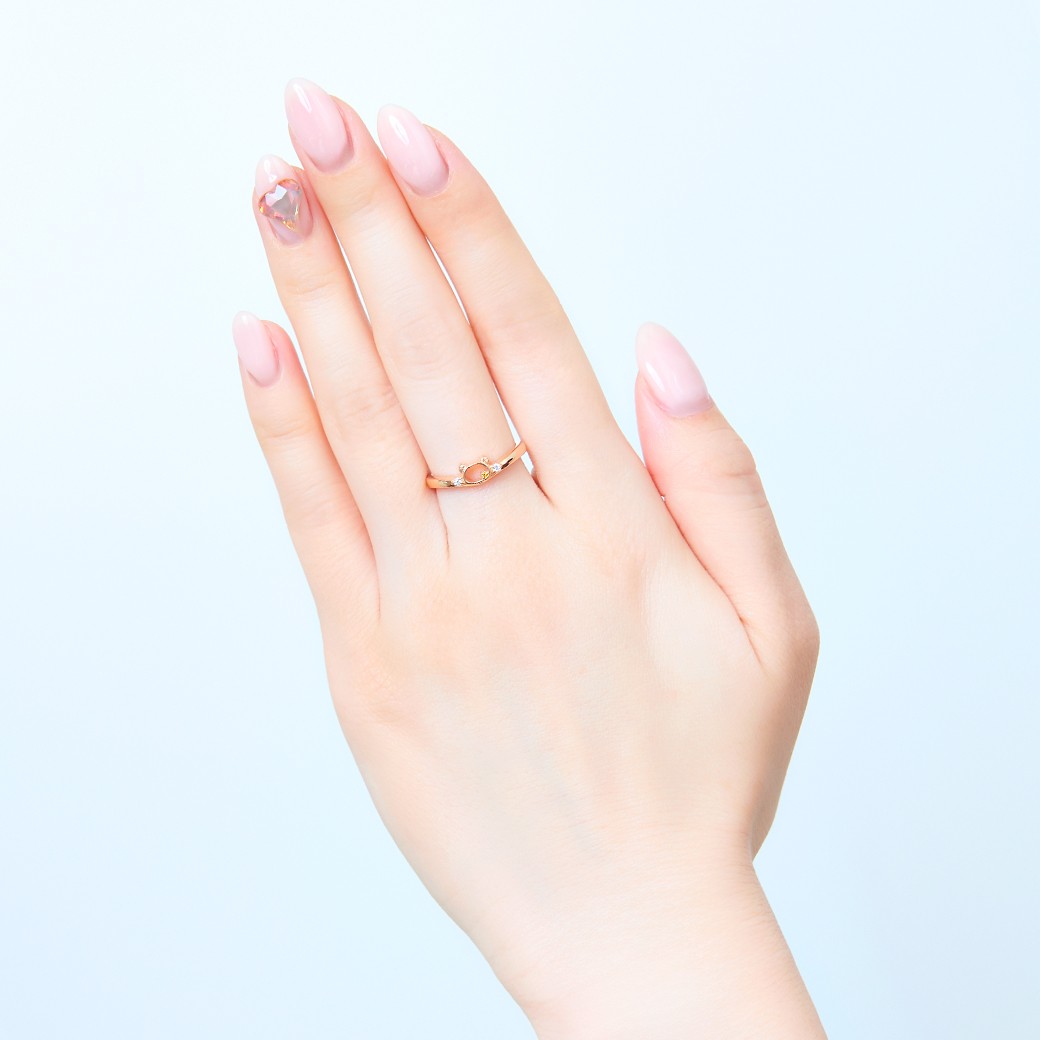 リラックマ フェイスシルエットリング F…