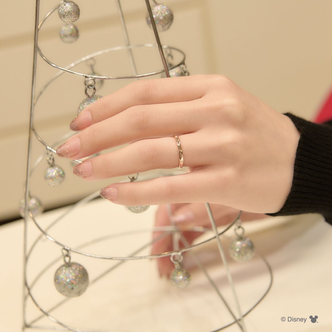 【Christmas Collection 2025】【Web限定カラー】ディズニー ミッキーマウス / シルバー ペア リング