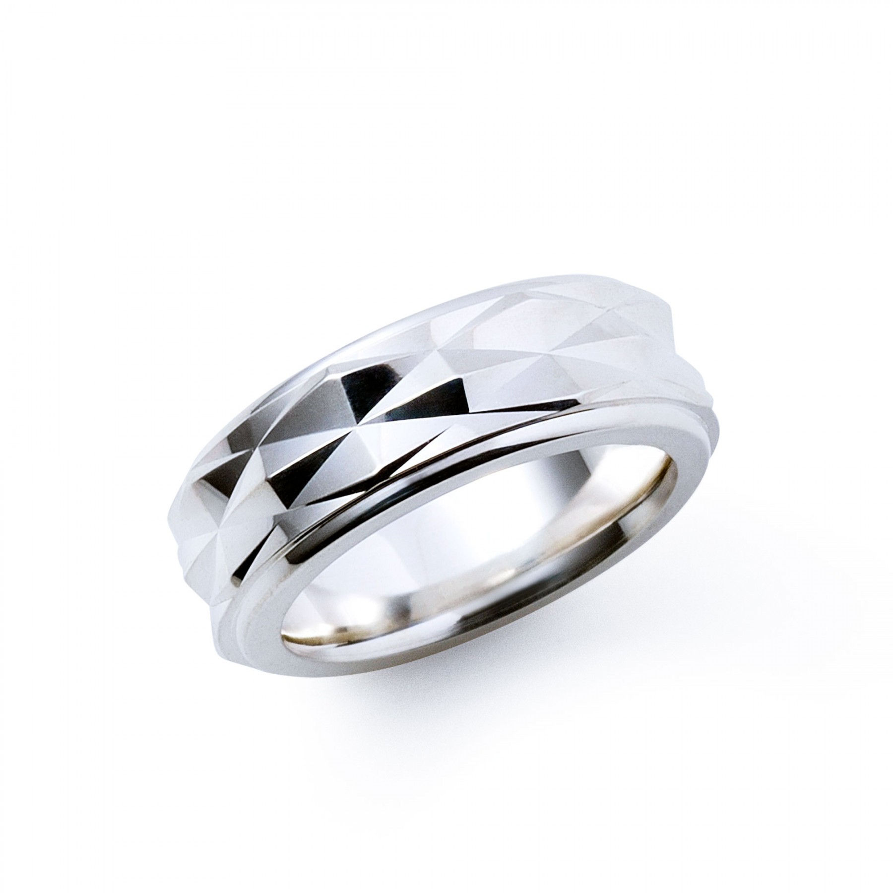 シルバー カットデザイン ネックレスチャ…