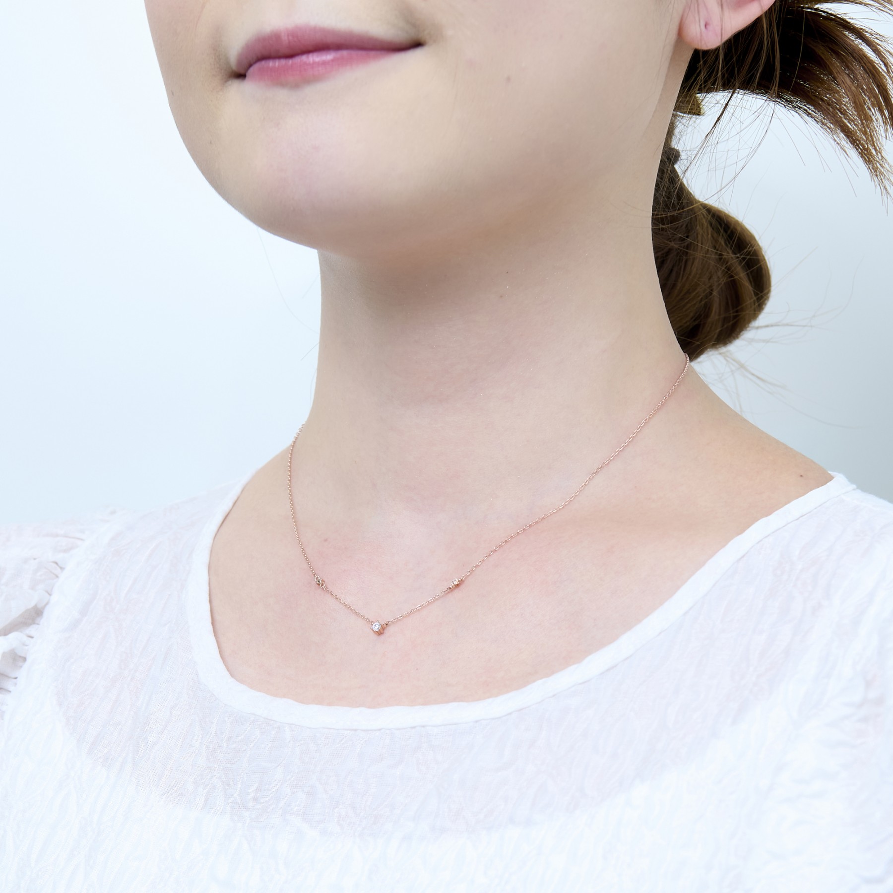 シルバーネックレス SPD1040CZ