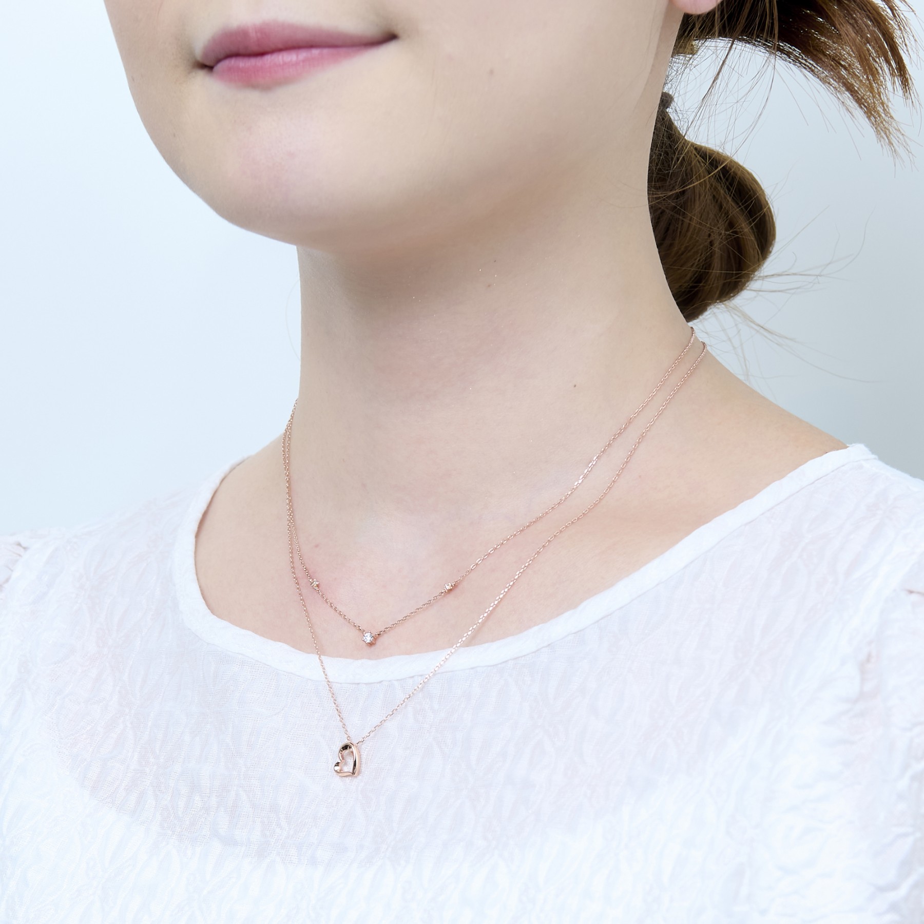 シルバーネックレス SPD1040CZ