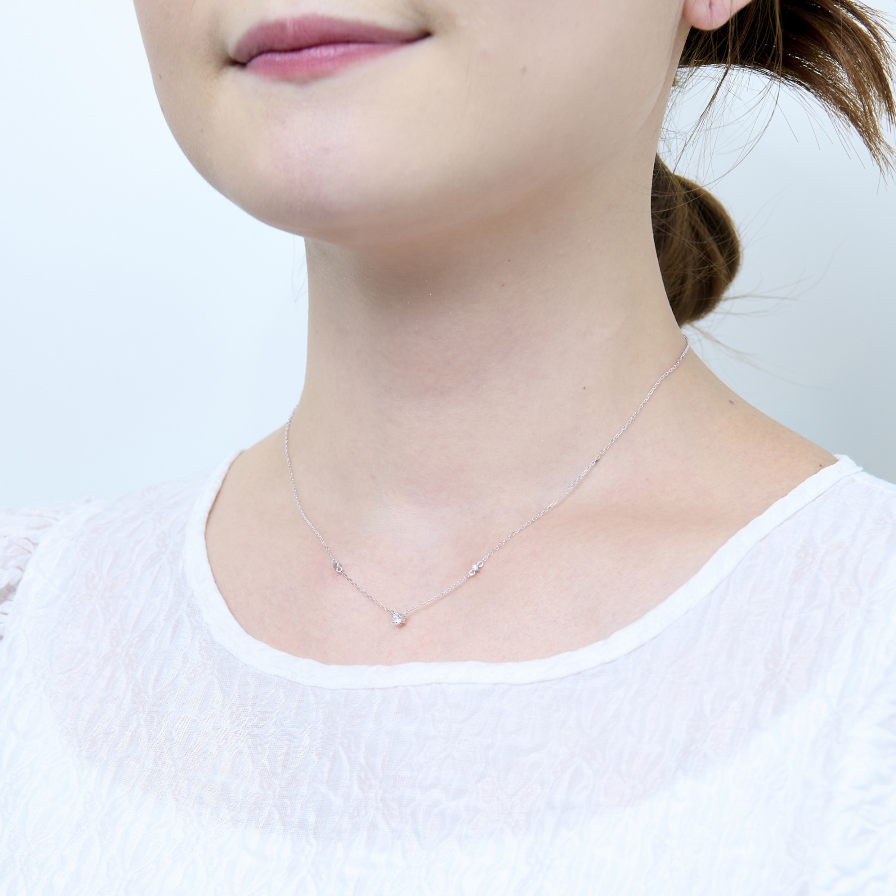 シルバーネックレス SPD1041CZ