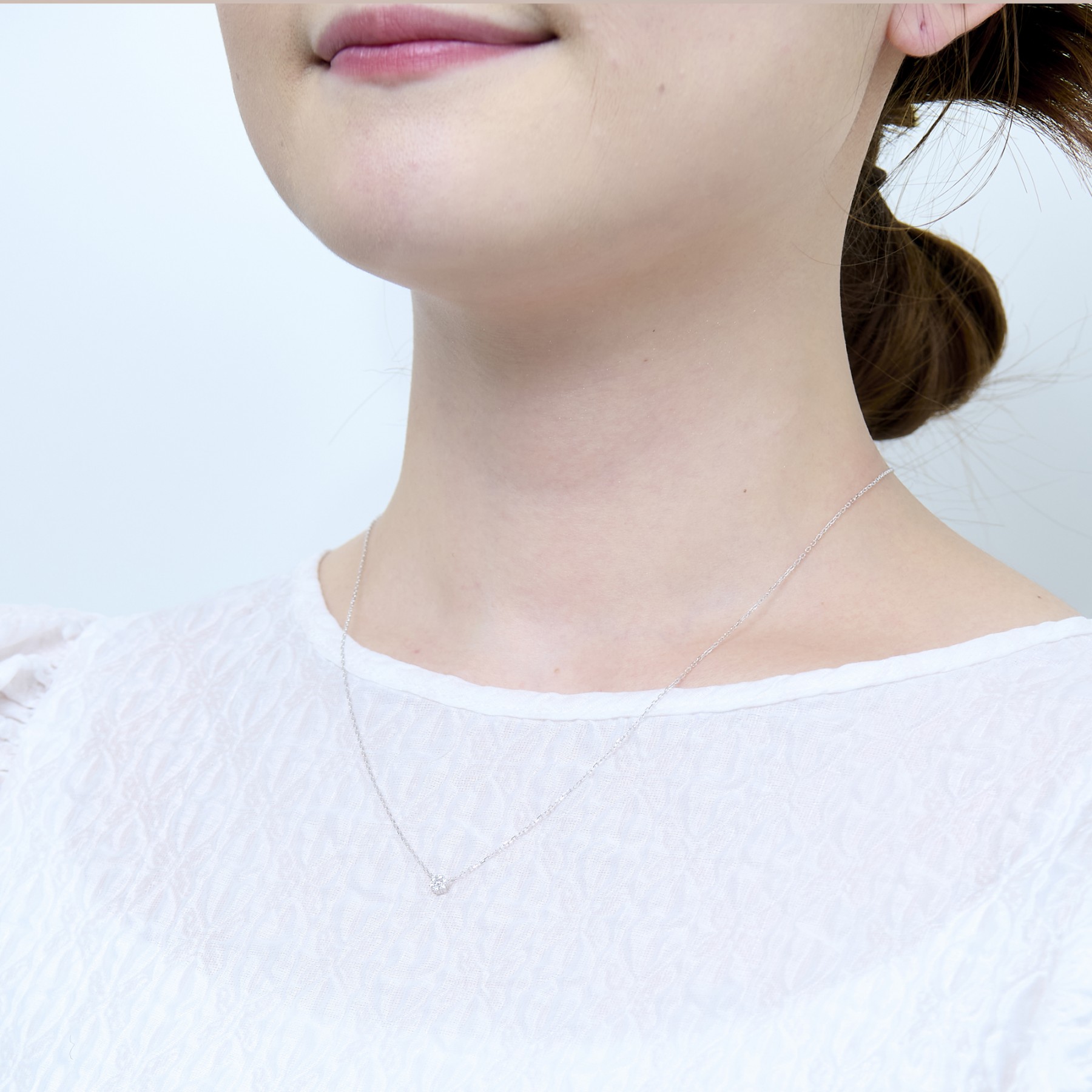 シルバーネックレス SPD1043CZ