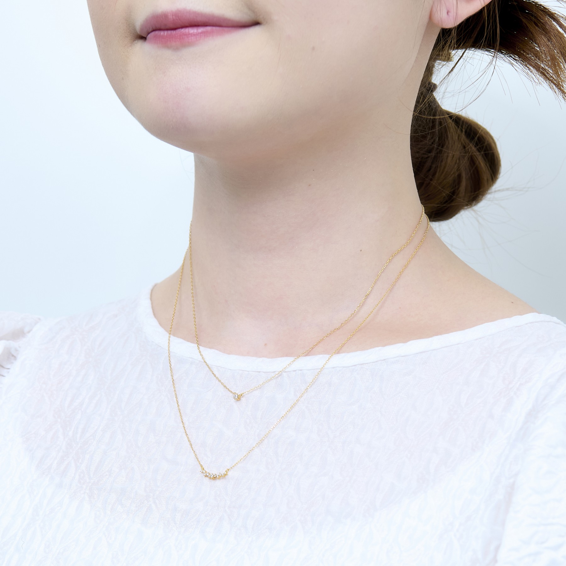 シルバーネックレス SPD1044CZ