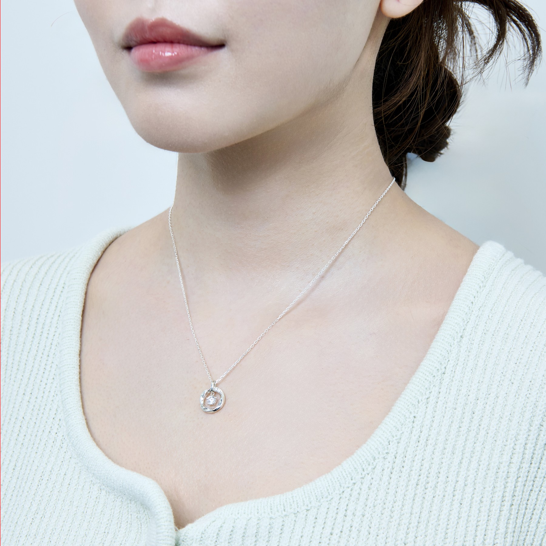 【Web限定】シルバー ペア ネックレス…