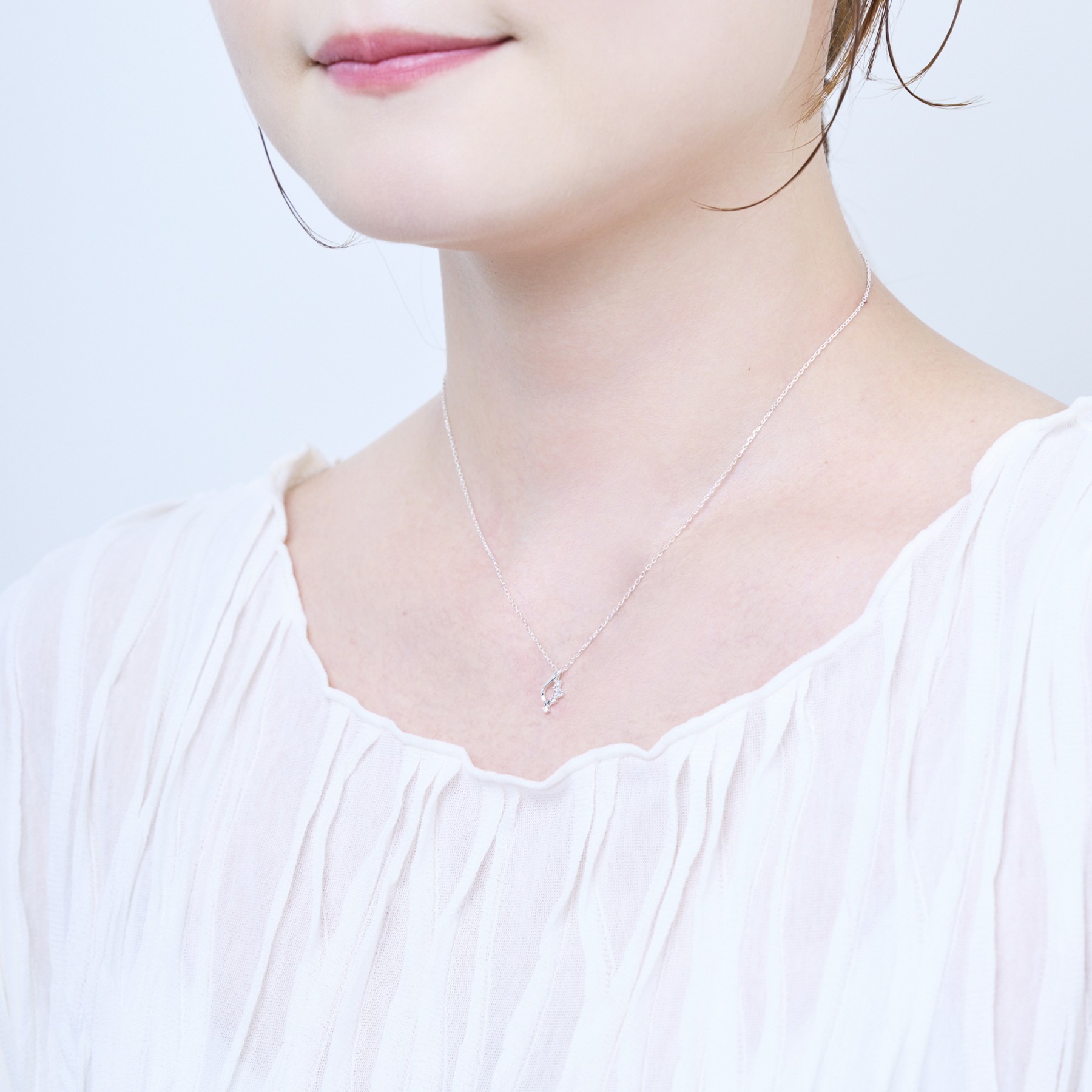 シルバー ネックレス SPD7045MO…