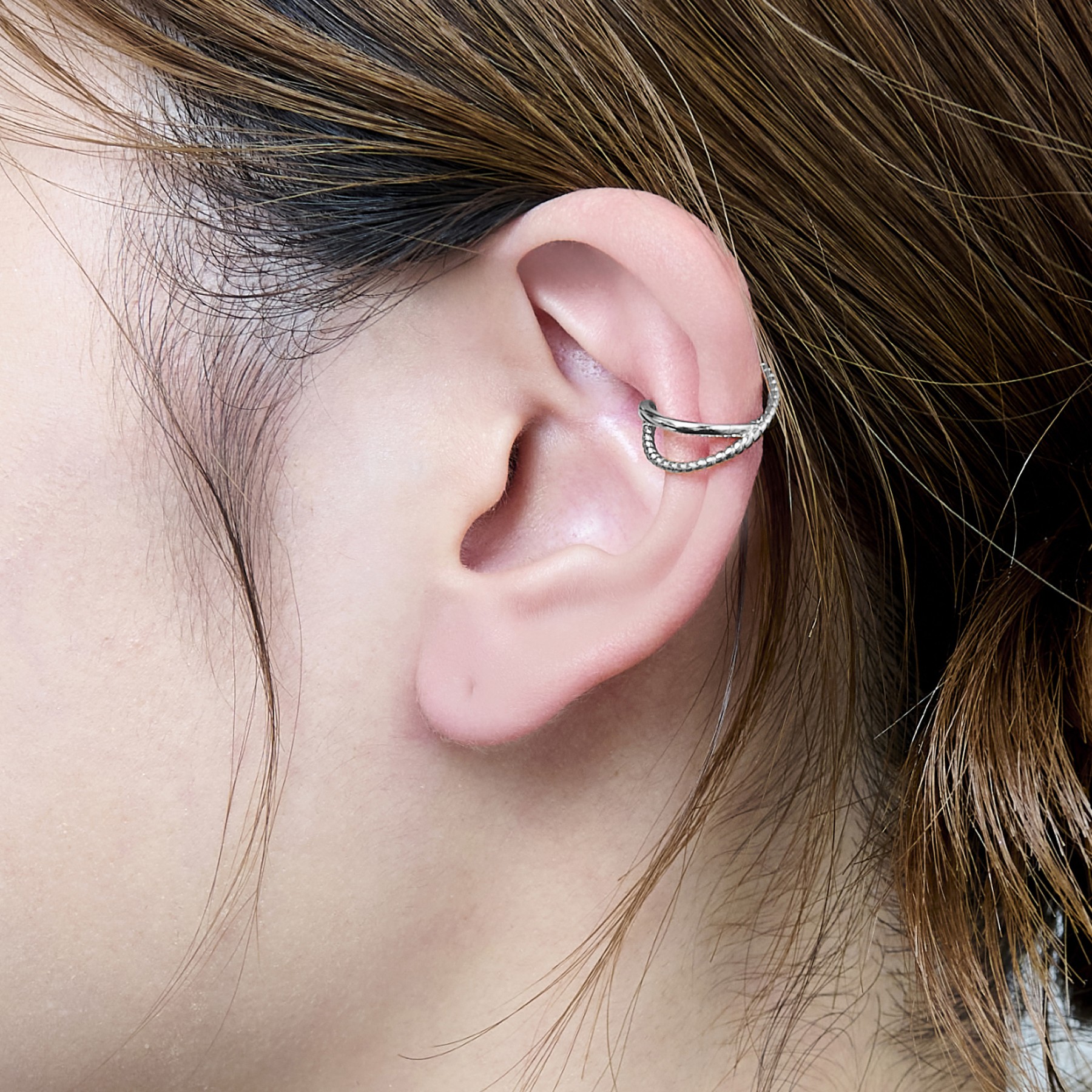 サージカルステンレス イヤーカフ TEC…