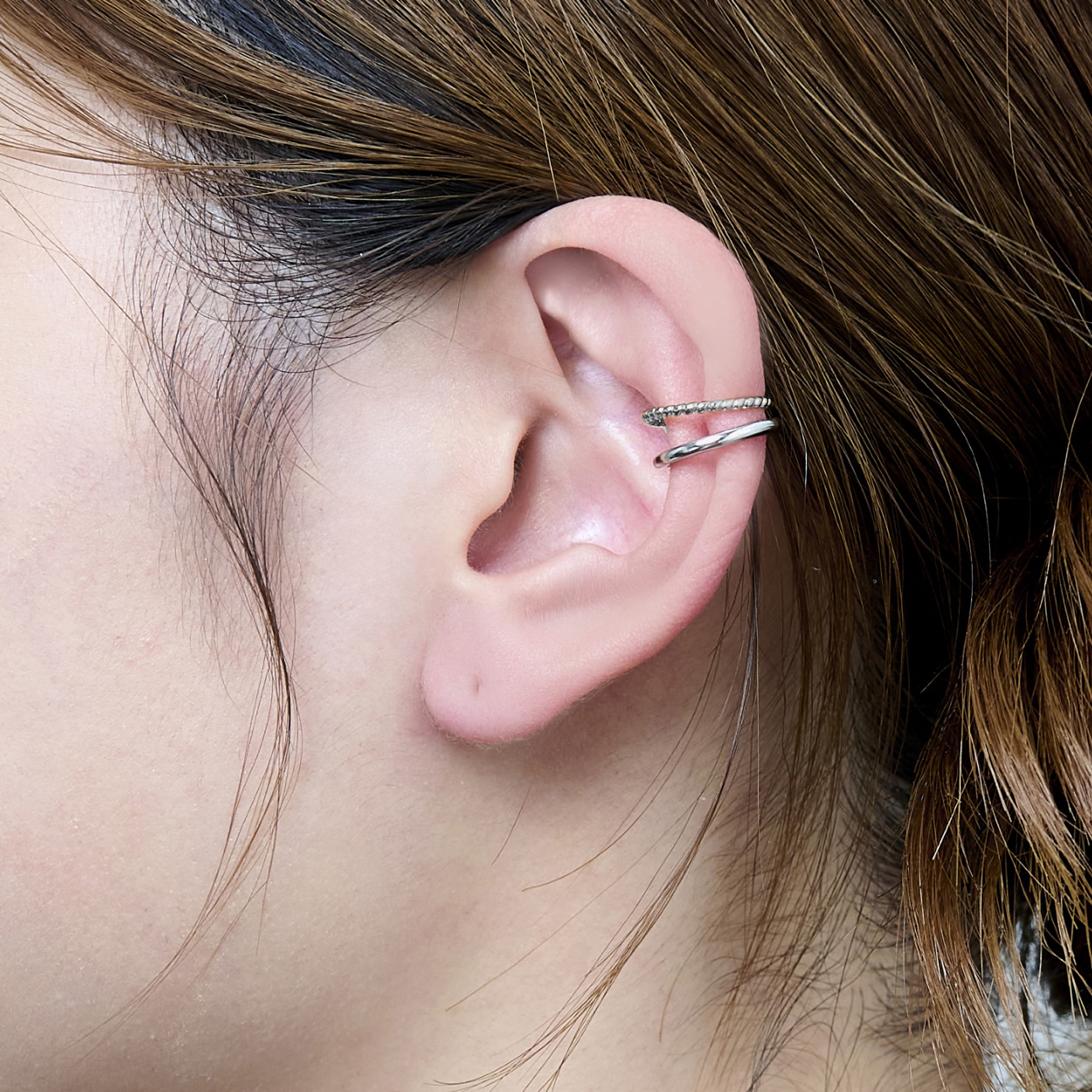 サージカルステンレス イヤーカフ TEC…