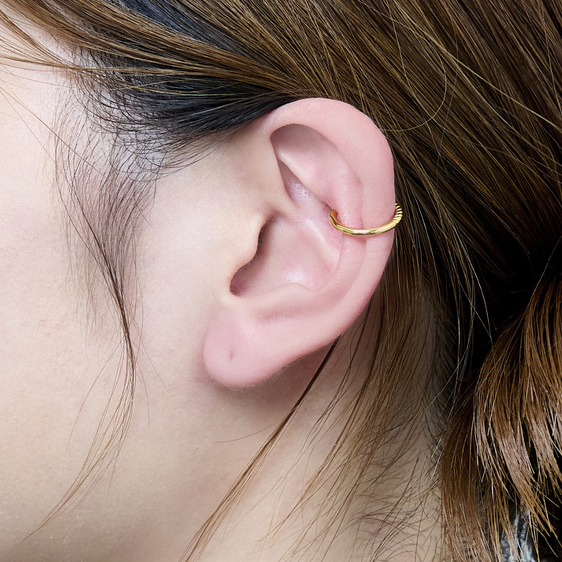 サージカルステンレス イヤーカフ TEC…