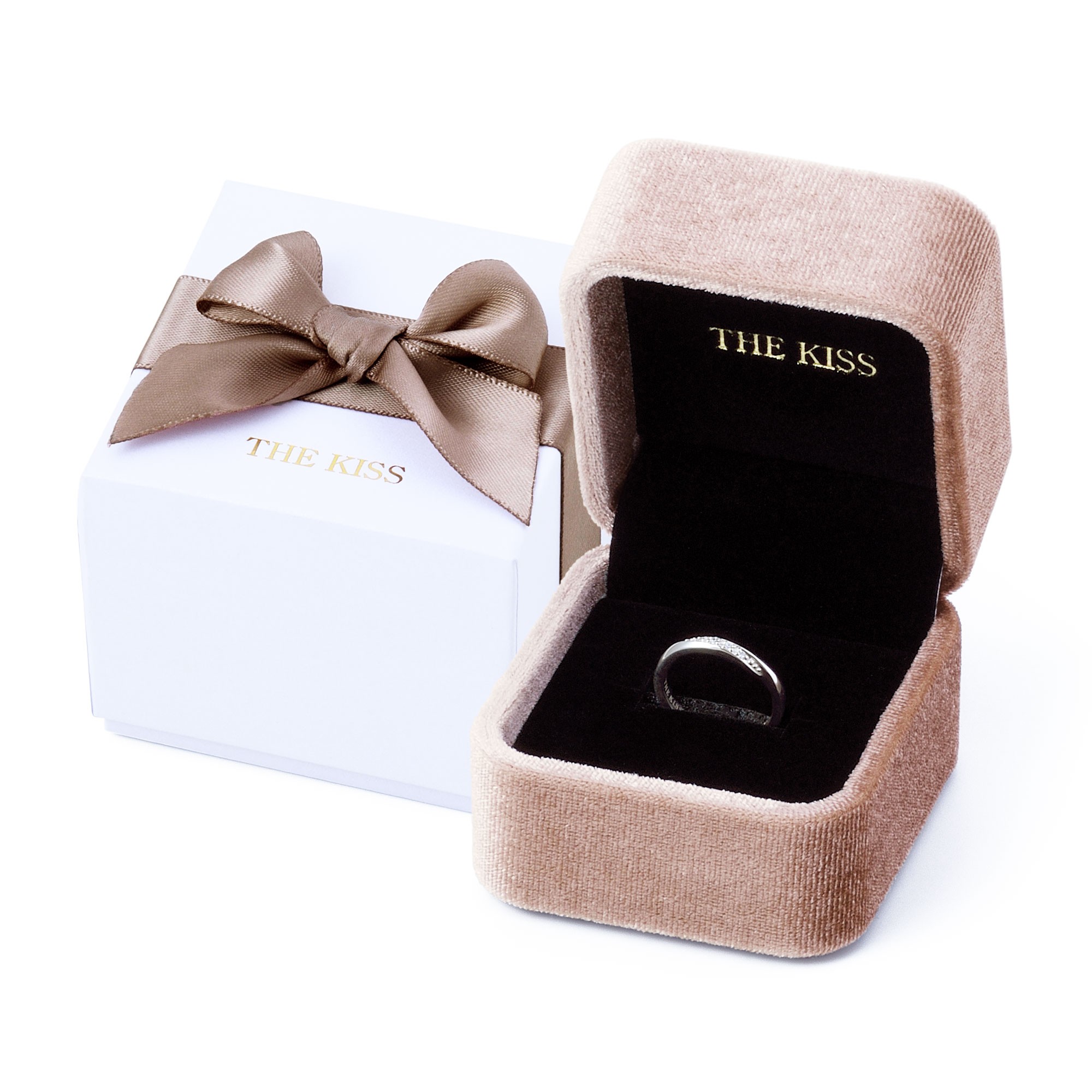 【Christmas Collection 2025】数量限定 ベージュスクエア ジュエリーボックス BOX-25-XMAS03BE