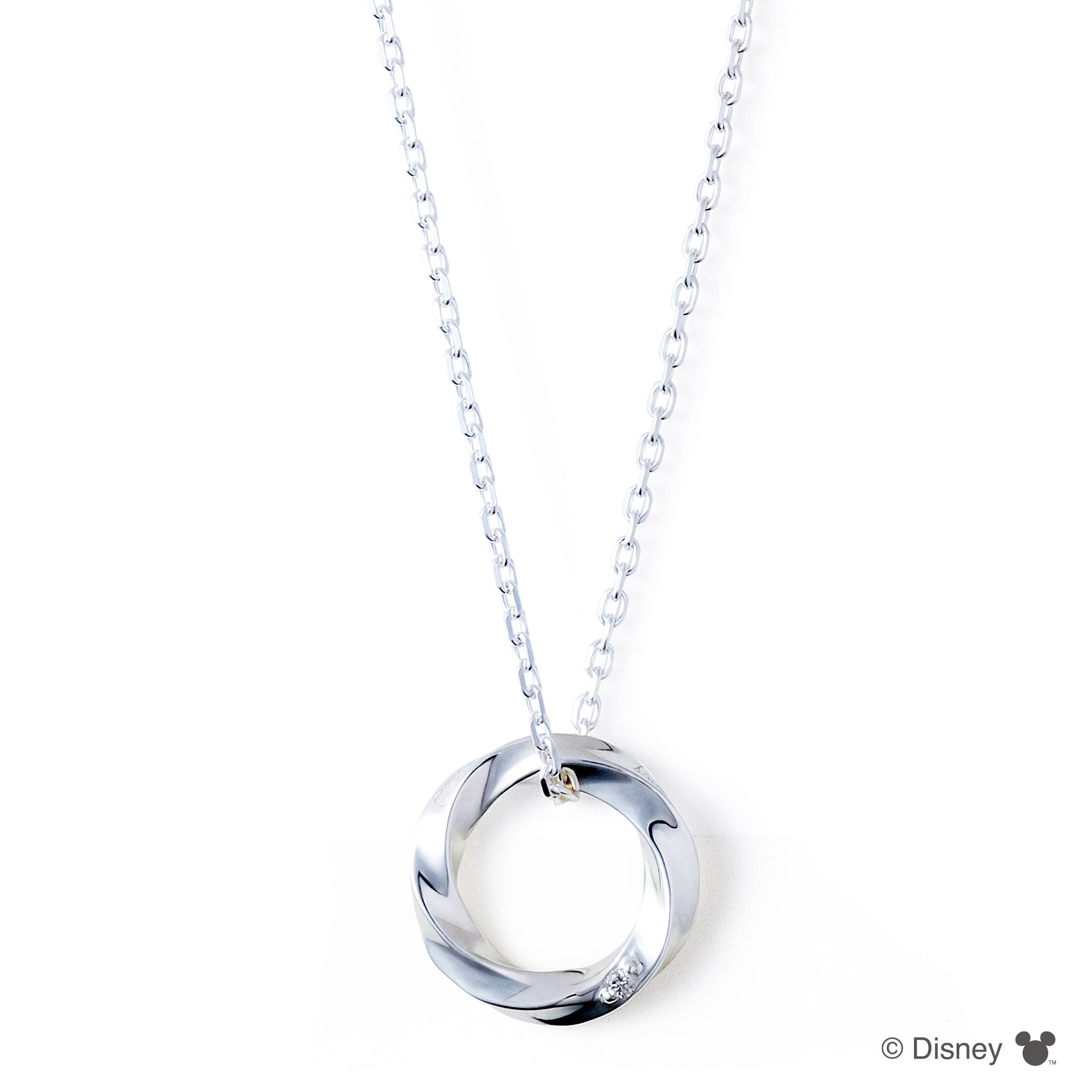 【Web限定】ディズニー 隠れミッキー / シルバー ネックレス DI-SN1421CZ
