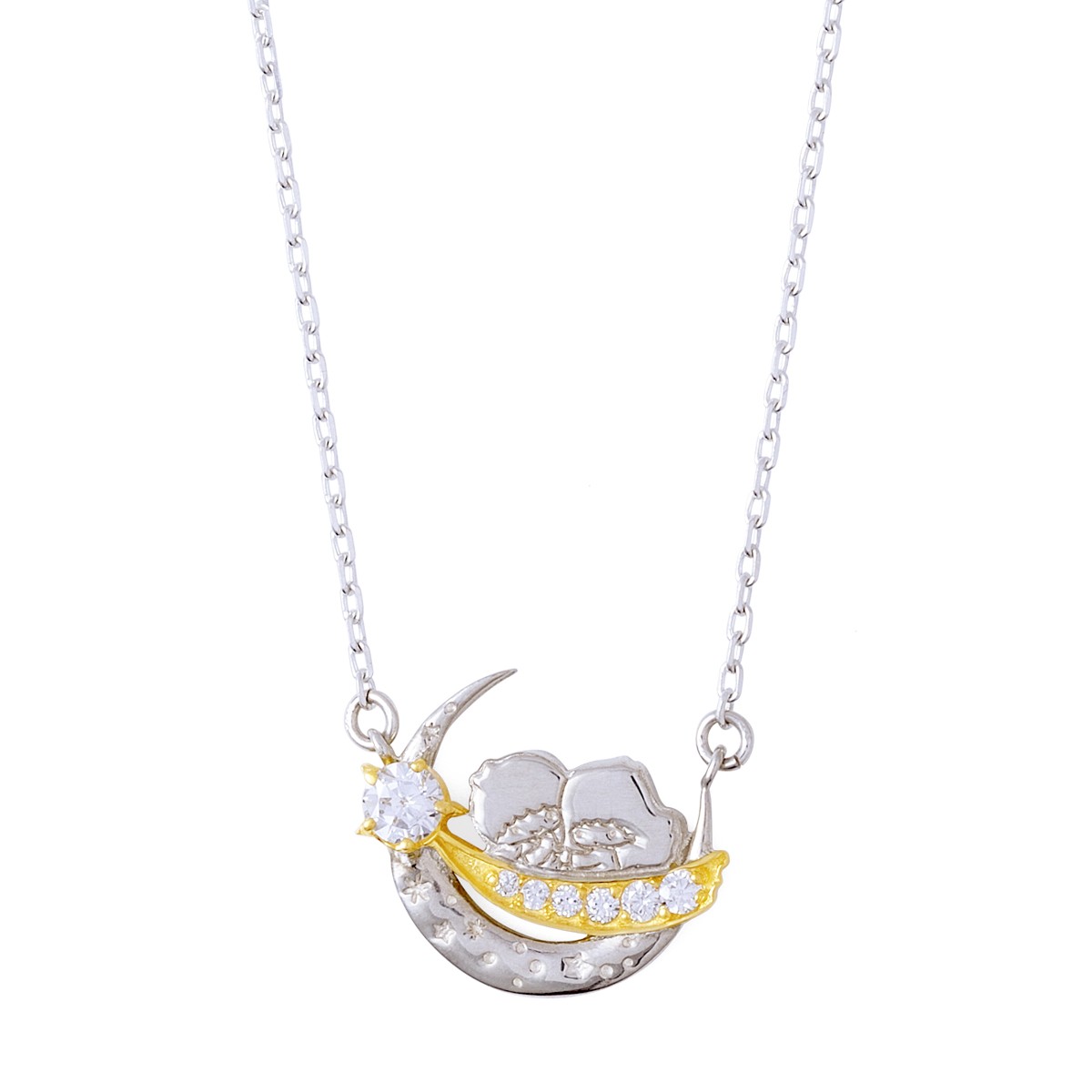 リトルツインスターズ シルバー ネックレス LT-SN701WUAS