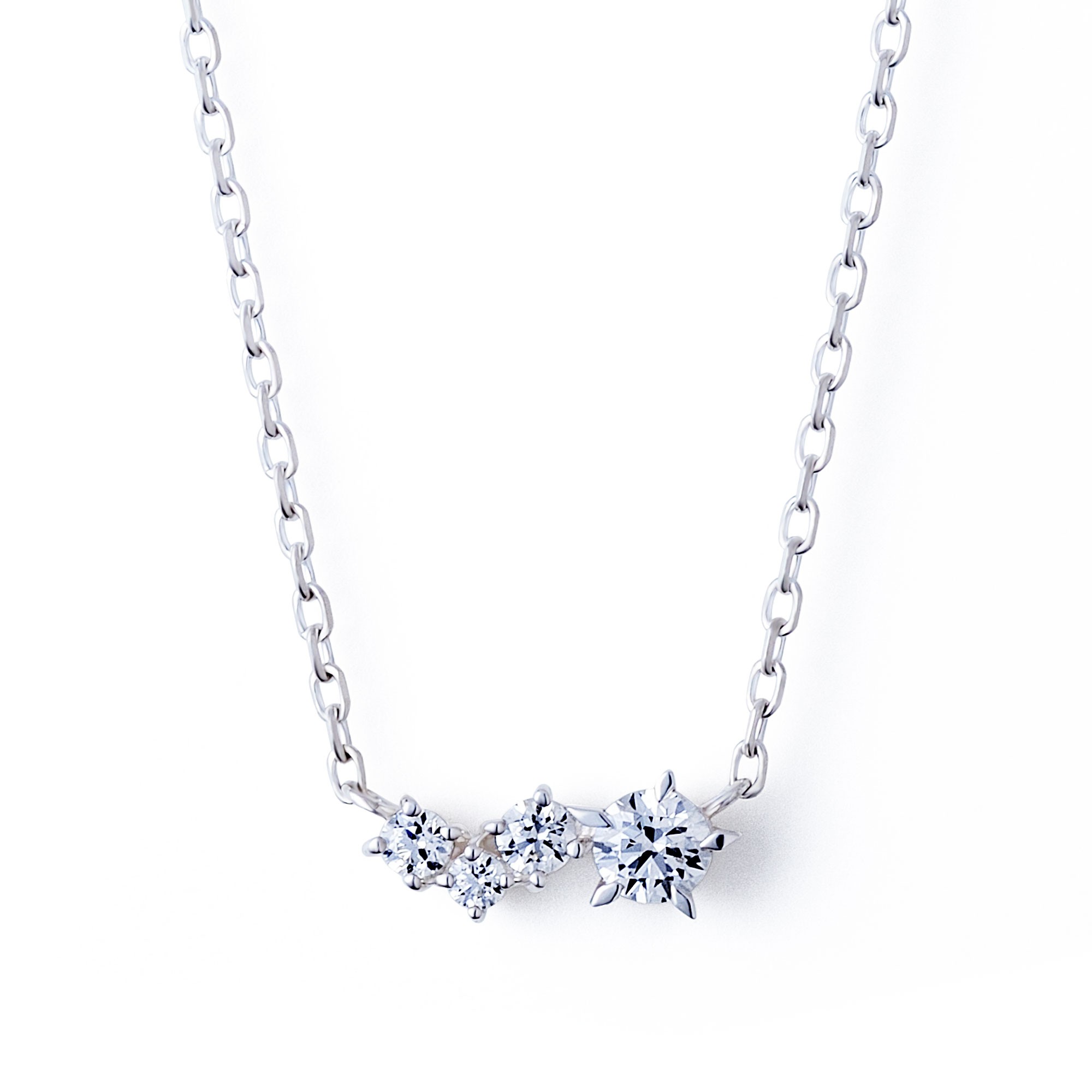 シルバー ネックレス   SPD1430CZ