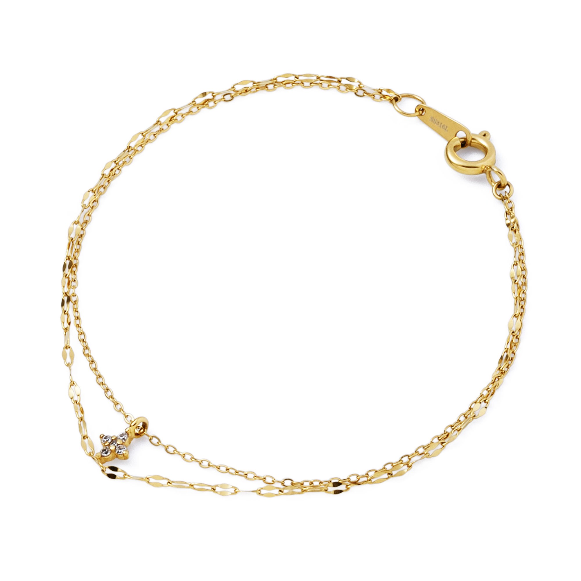【Winter Collection】サージカルステンレス ブレスレット TBR1007YECZ