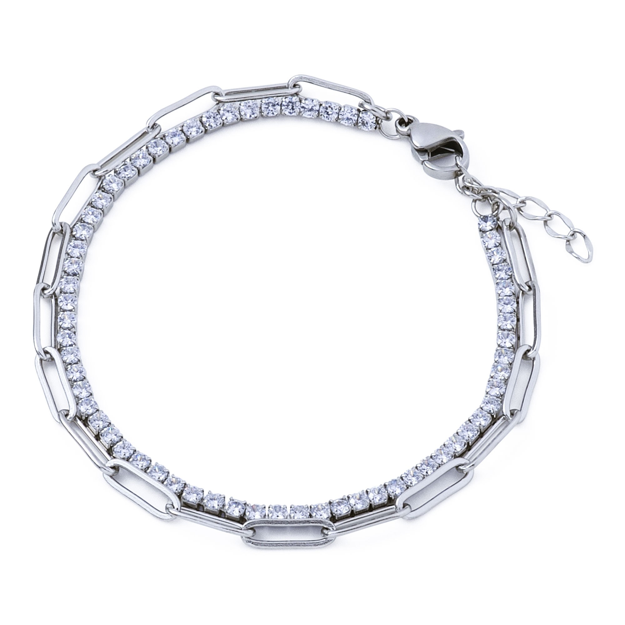 ステンレス ブレスレット TBR2009CZ