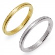 イエローゴールド＆ホワイトゴールド ペア リング