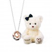 シルバー ネックレス /THE KISSオリジナルベア LOVE SPD772DM-BEAR-LOVE-02-3000