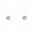 ホワイトゴールド ピアス IS0961CZ