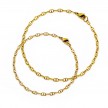 ステンレス ペア ブレスレット TBR2012YE-P