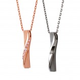 シルバー ペア ネックレス SPD183…