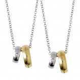 サージカルステンレス ペア ネックレス …