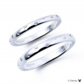 【Christmas Collection 2025】【Web限定カラー】ディズニー ミッキーマウス / シルバー ペア リング DI-SR526CZ-525CZ