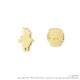 ディズニー くまのプーさん ハニーポット/ シルバー ピアス DI-SPE700-701