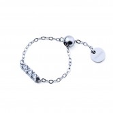 【Winter Collection2026】サージカルステンレス チェーンリング TR1082CZ