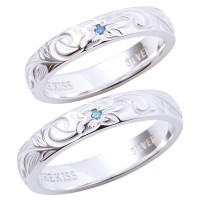 シルバー ペア リング  SR1561B…