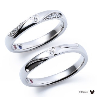 THE KISS ディズニーリング　 ダイヤモンド0.10ct リング5号 THE KISS ディズニーリング ダイヤモンド0.10ct リング5号