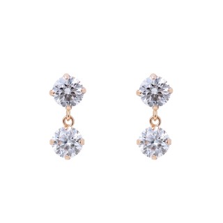 Sakado Express　ランニングスタッズピアス　ピンクゴールド Sakado Express様専用 ランニングスタッズピアス ピンクゴールド