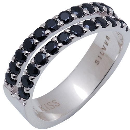 ブラックシルバー ピンキーリング BSV1310RB｜THE KISS（ザ