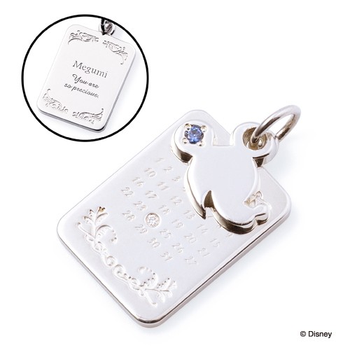 ディズニー ミニーマウス / シルバー ペンダントトップ DI-BAN0800-SV