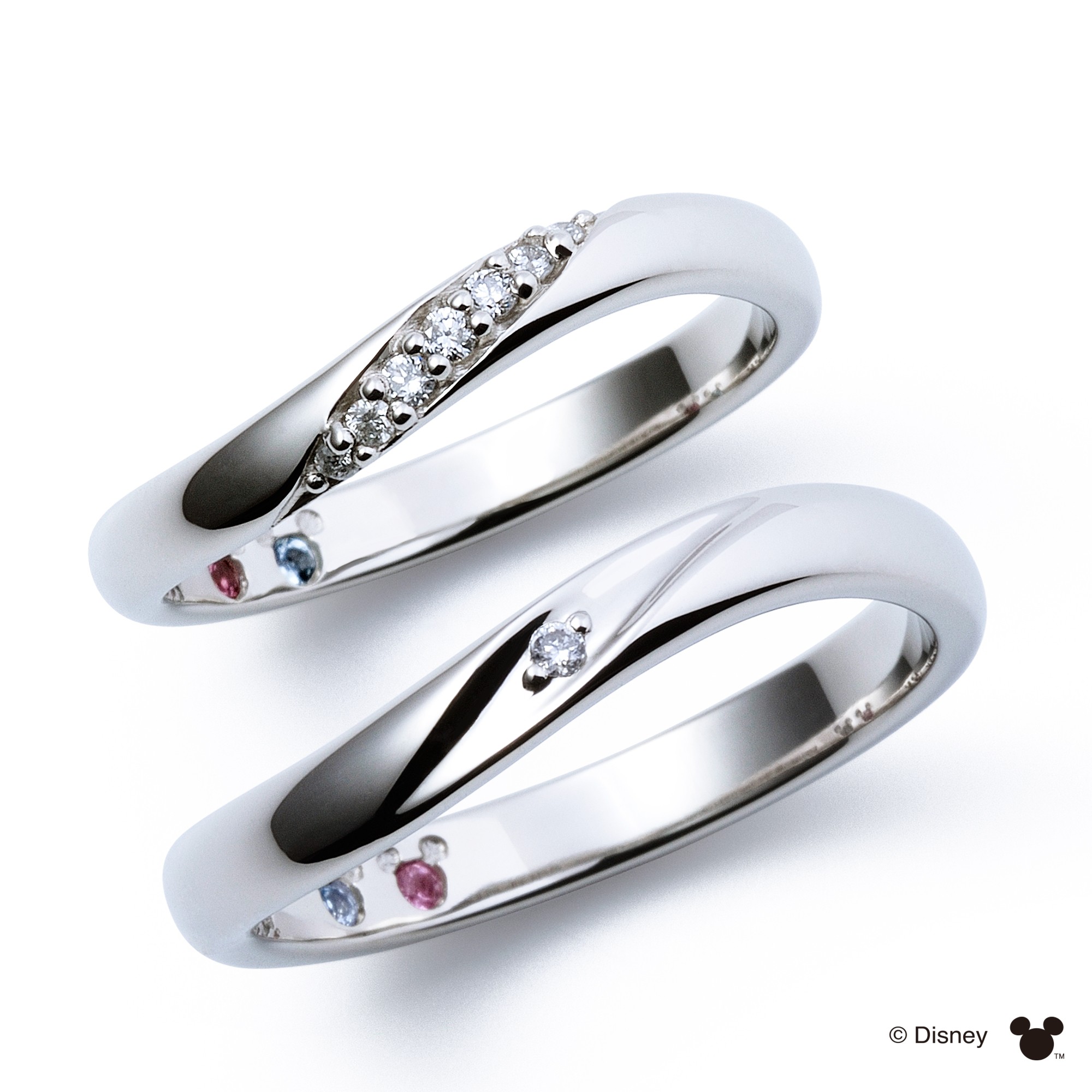 ディズニープリンセス シンデレラ / プラチナ マリッジ リング DI