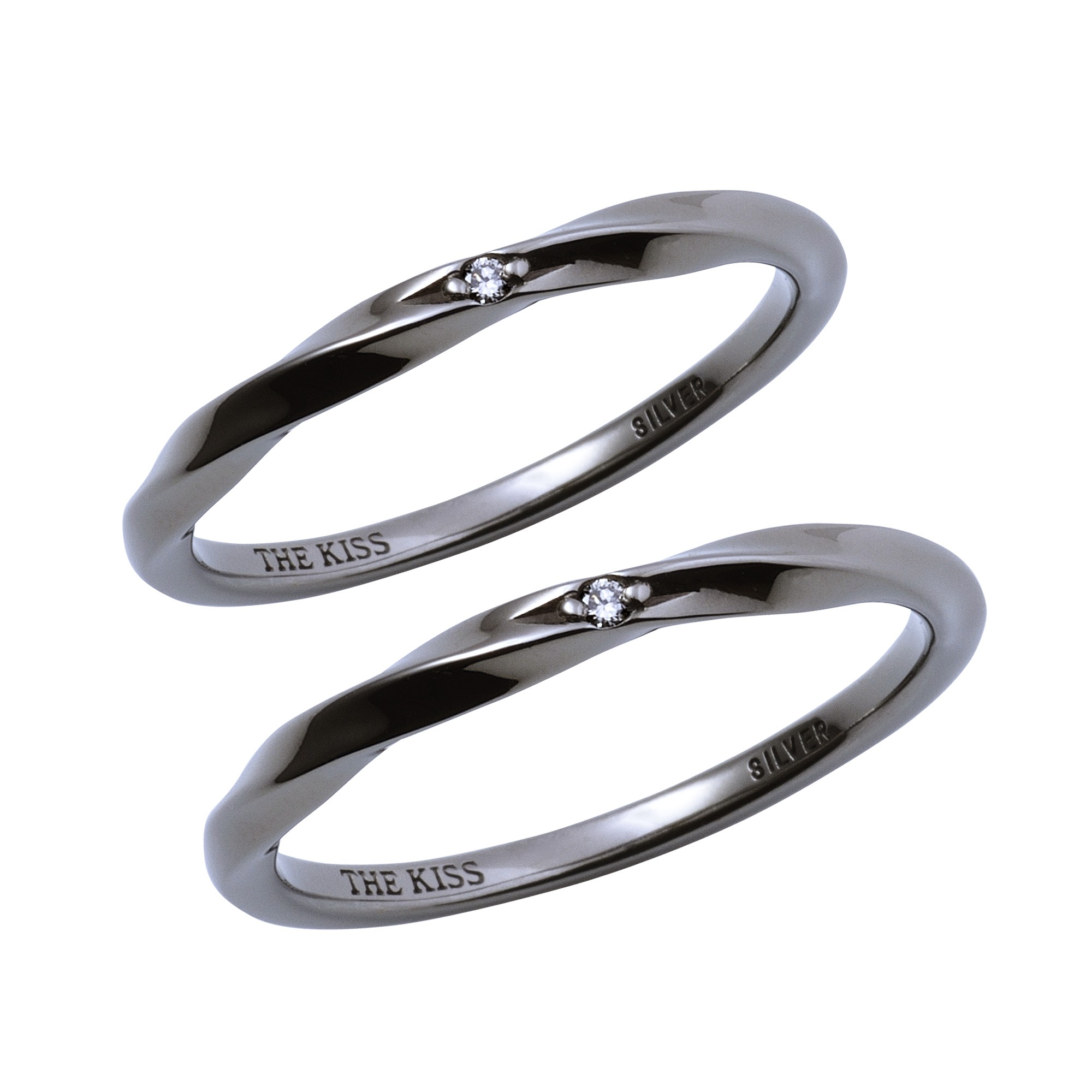 シルバー ペア リング SR1863DM-1864DM｜THE KISS（ザ・キッス）公式通販