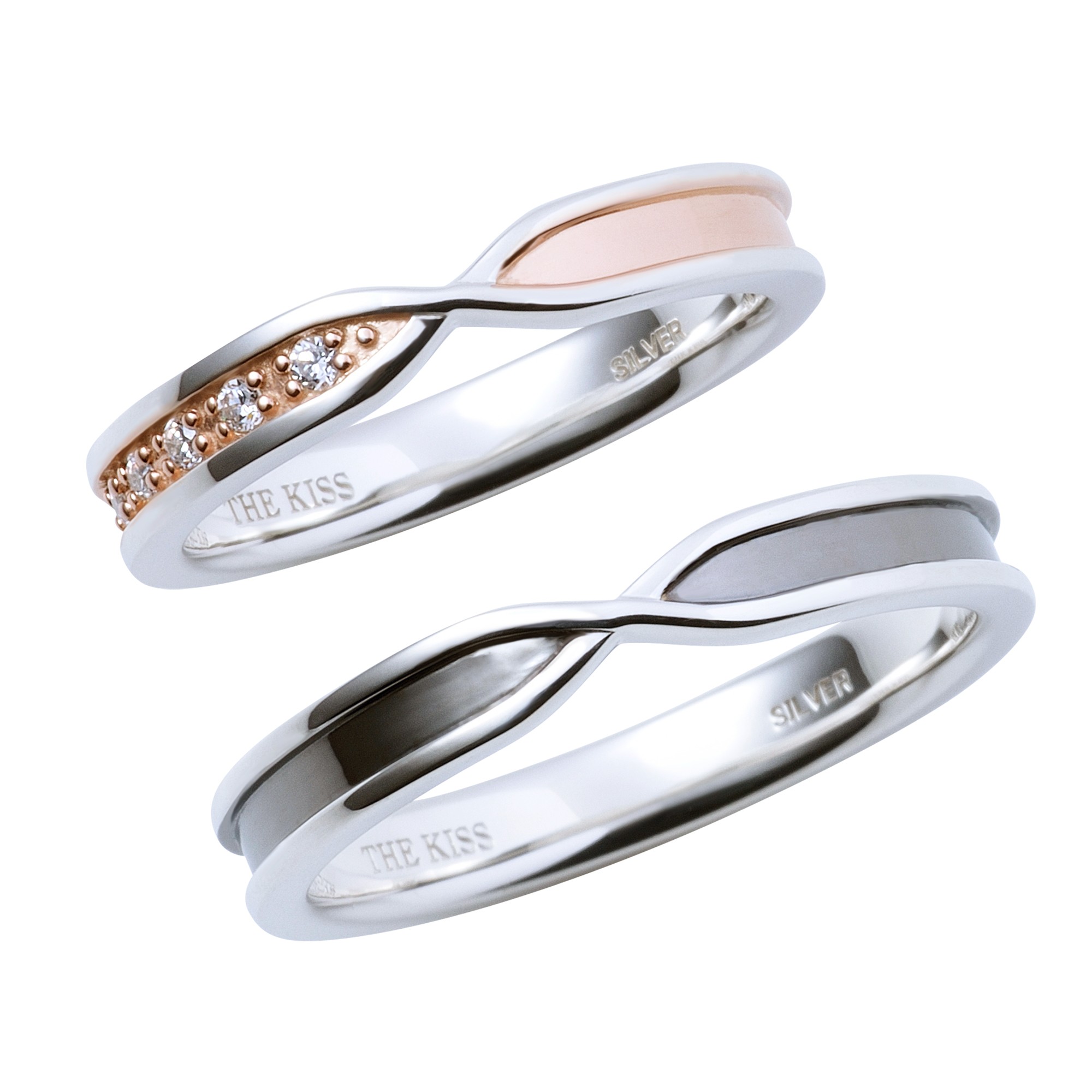 個別購入可❗️bijou SOPHIA THE KISS ペアリング セミオーダー シルバー ペア リング BD-R1502SV-P｜THE KISS（ザ