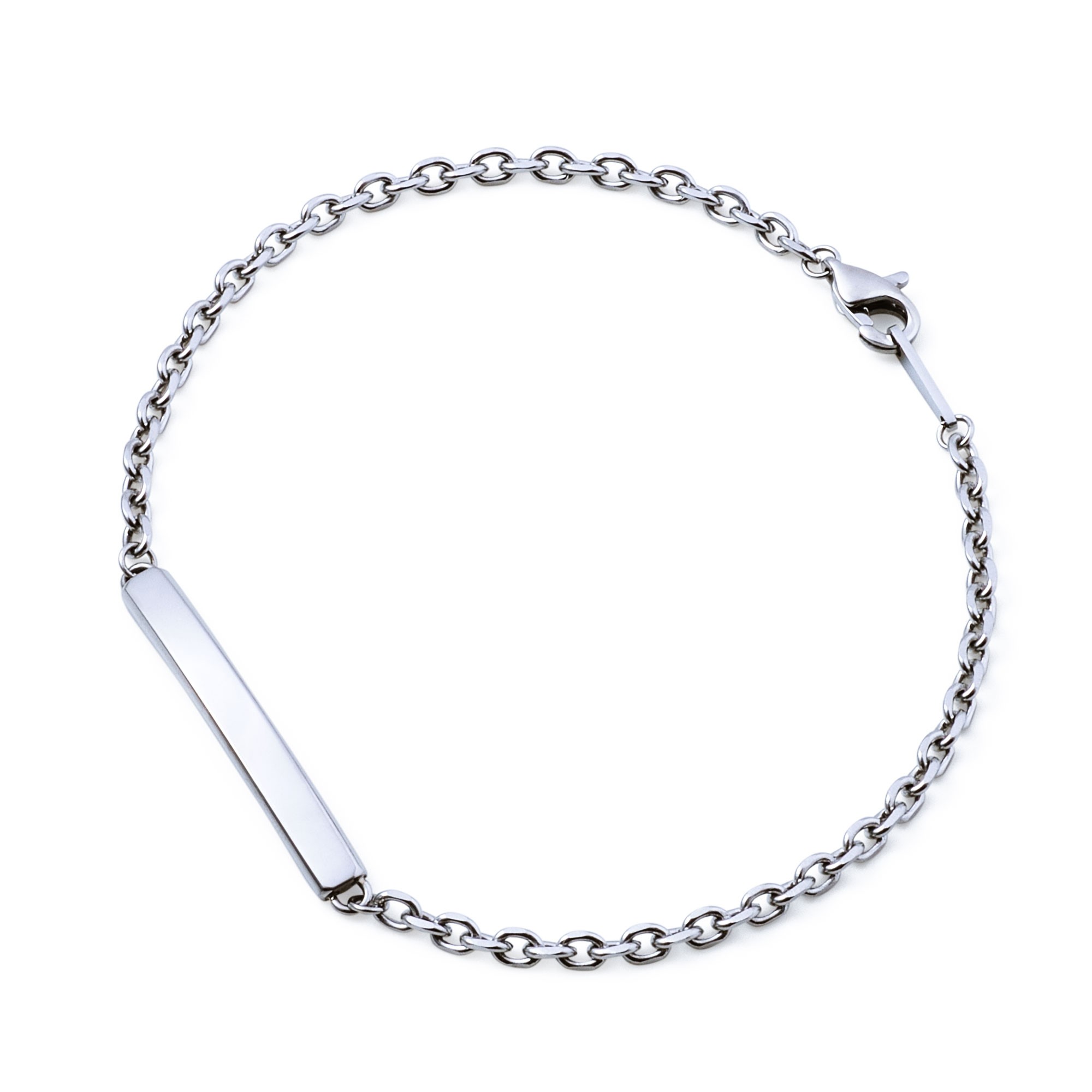 ブレスレット　シルバー　17cm （Body make0917） きらきらぷんぷん丸] ブレスレット 約19cm Mサイズ メンズ