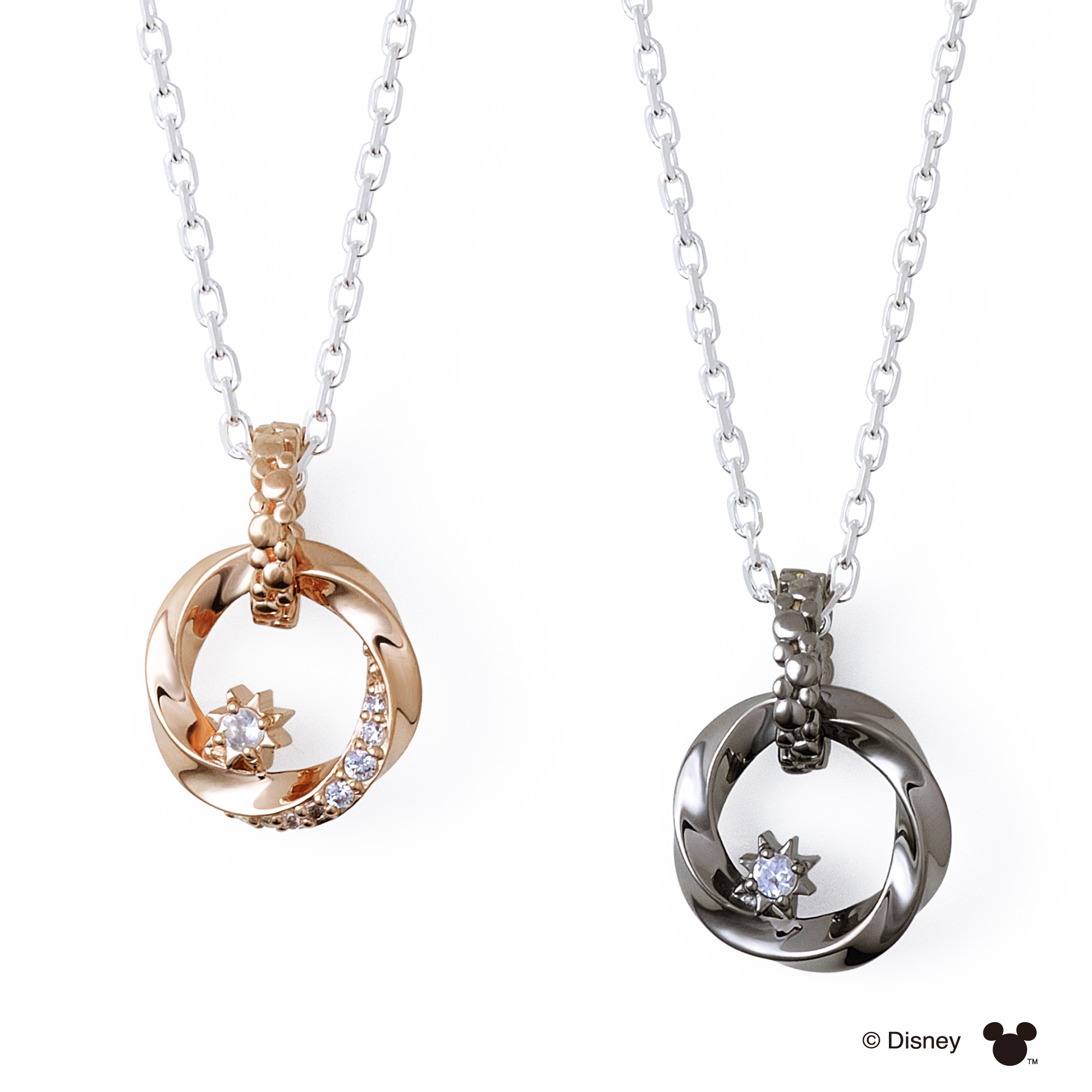 【2022年クリスマス限定】 ディズニー ミッキー & ミニー / シルバー ペア リング