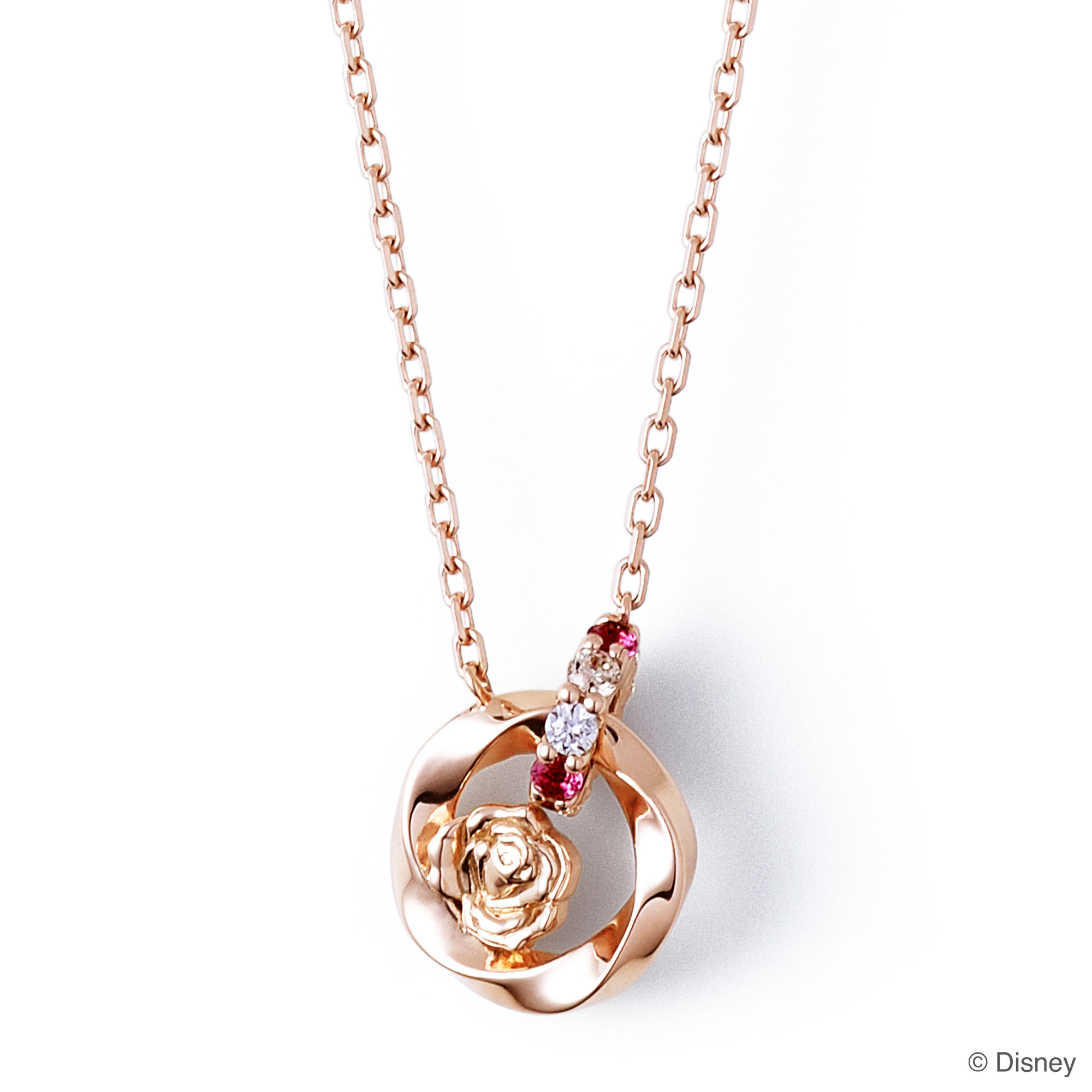 ディズニープリンセス ベル / シルバー ネックレス