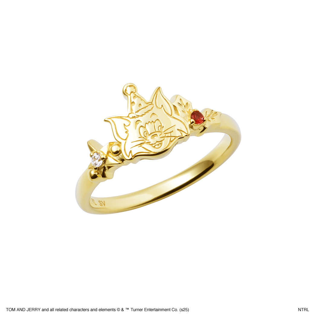 トムとジェリー×THE KISS  2025クリスマス限定リング  トム